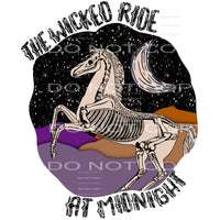 the wicked ride at midnight #7302 Sublimation transfers - 