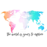 the world is yours to explore #6307 Sublimation transfers - 
