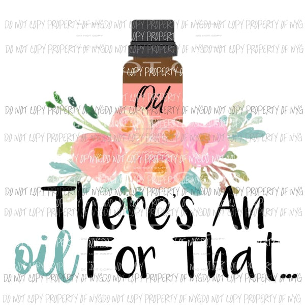 Theres an oil for that Sublimation transfers Heat Transfer
