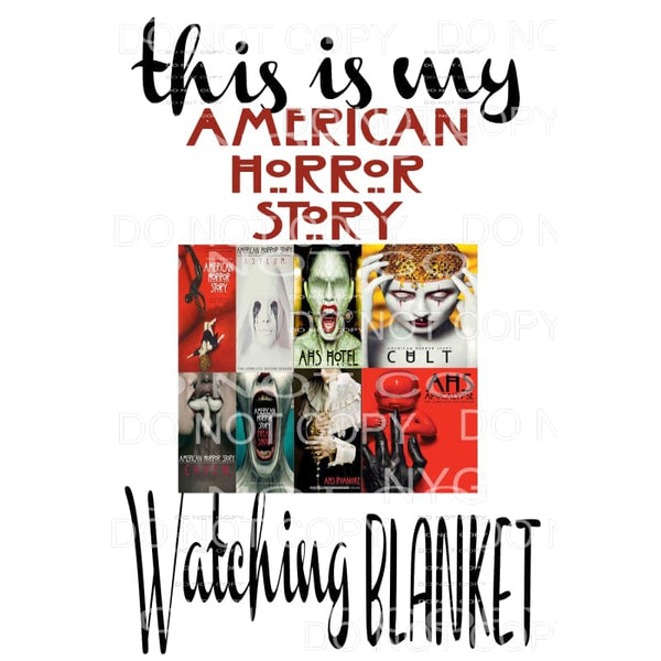 This is my American Horror story watching Blanket # 2 