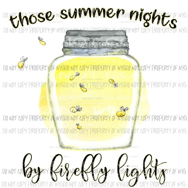 Those summer nights Sublimation transfers Heat Transfer