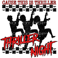 thriller night #7353 Sublimation transfers - Heat Transfer