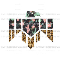 Thunderbird Cactus leopard Sublimation transfers Heat Transfer
