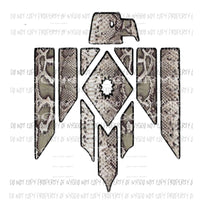 Thunderbird snake skin 3 Sublimation transfers Heat Transfer