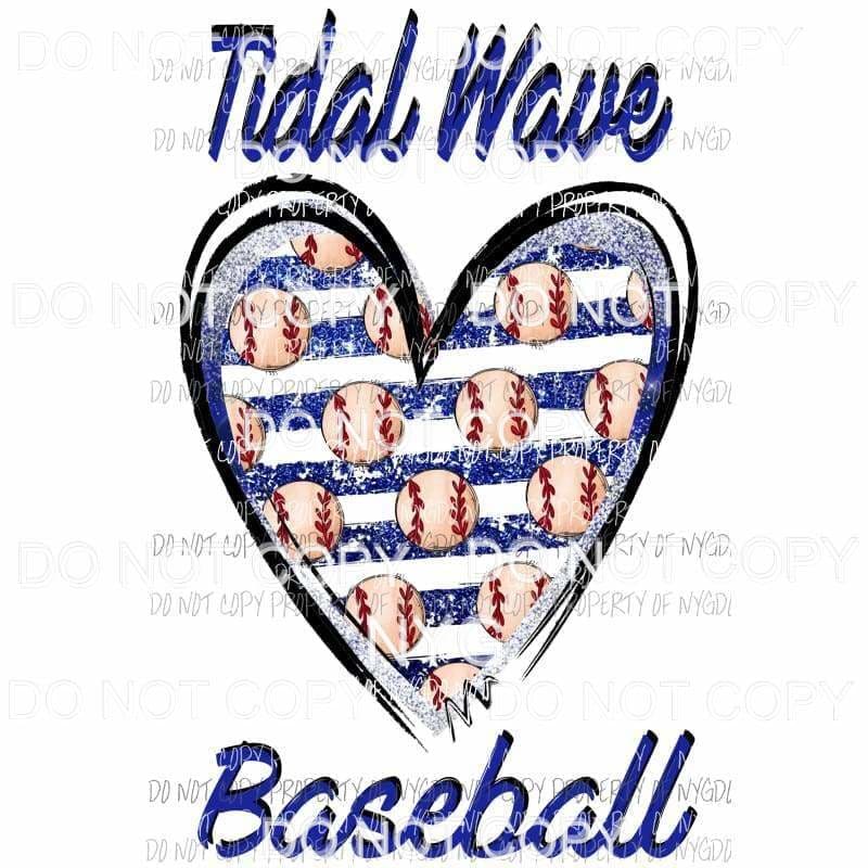 martodesigns - Tidal Wave Baseball # 2 Sublimation transfers