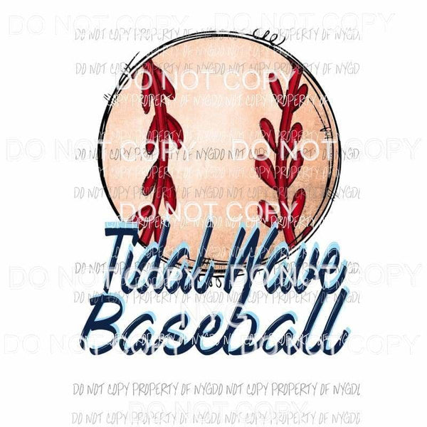 Tidal Wave Baseball Sublimation transfers Heat Transfer