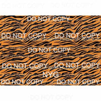 Tiger Sheet #1 Sublimation transfers 13 x 9 inches Heat Transfer