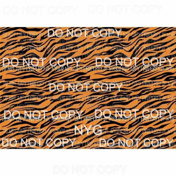 Tiger Sheet #1 Sublimation transfers 13 x 9 inches Heat Transfer