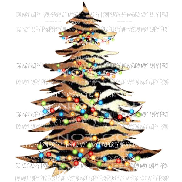 Tiger tree Sublimation transfers Heat Transfer