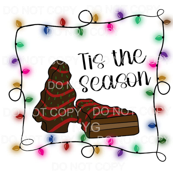 tis the season choc tree little debbie cake # 130 