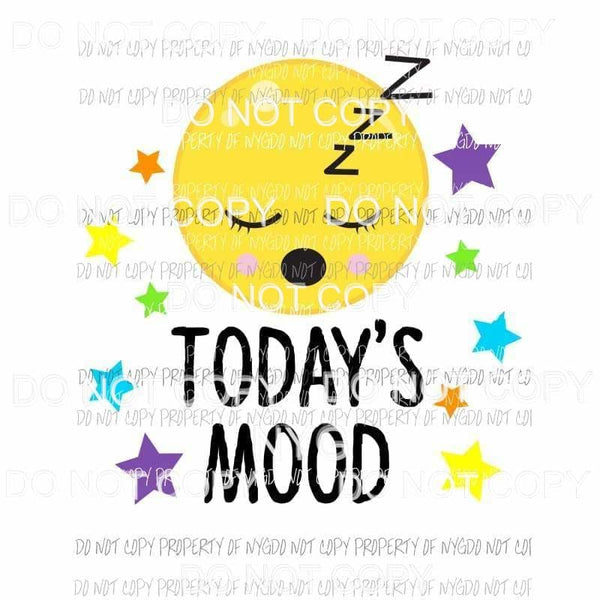 Todays Mood Emoji #6 Sublimation transfers Heat Transfer