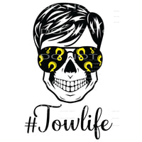 tow life guy - boy skull Sublimation transfers - Heat 
