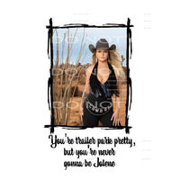 Trailer Park Pretty # 1 Sublimation transfers - Heat 