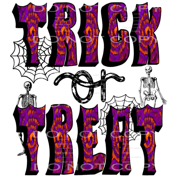 trick or treat #7301 Sublimation transfers - Heat Transfer