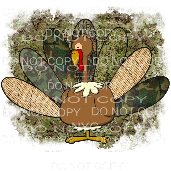 Turkey #43 Sublimation transfers - Heat Transfer