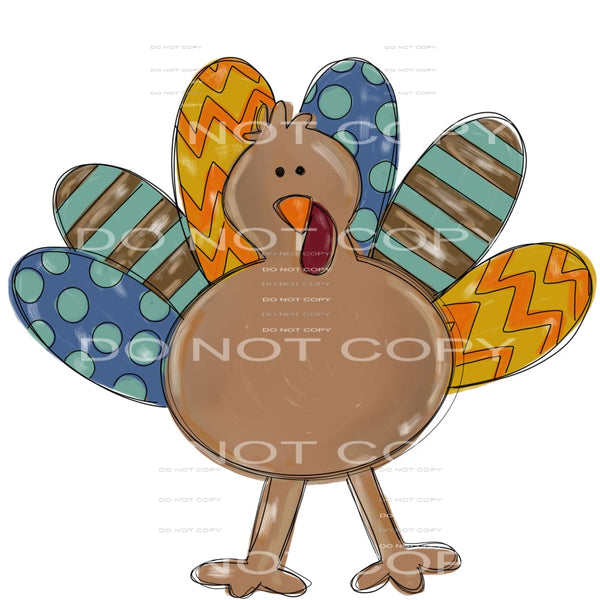 Turkey Boy # 8731 Sublimation transfers - Heat Transfer