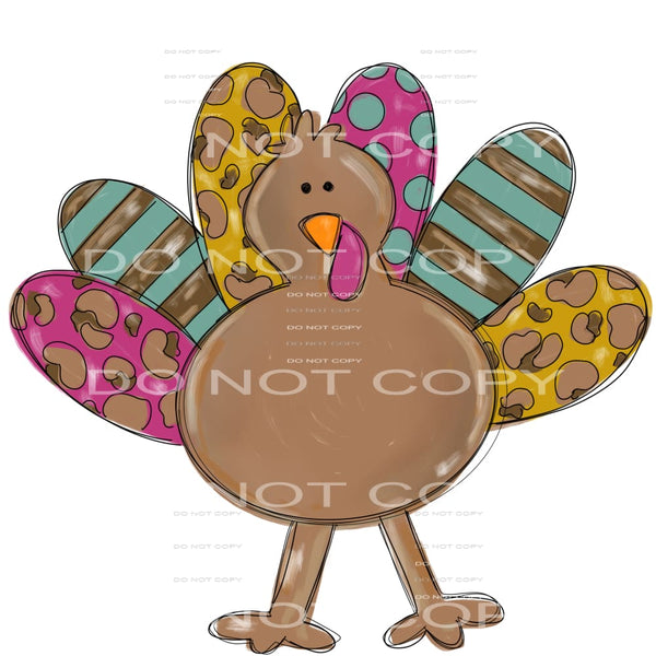 Turkey girl # 8732 Sublimation transfers - Heat Transfer