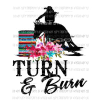 Turn and burn rodeo Sublimation transfers Heat Transfer