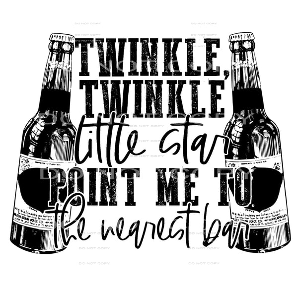 twinkle twinkle little star #7005 Sublimation transfers - 