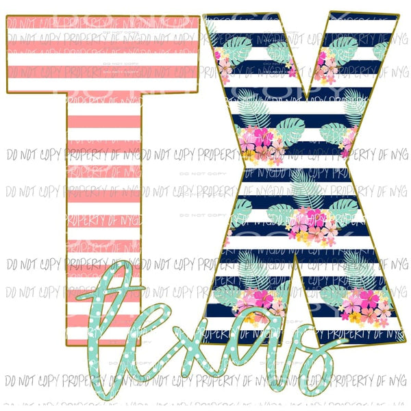 TX Texas Sublimation transfers Heat Transfer