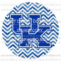 UK Kentucky Wildcats chevron circle Sublimation transfers Heat Transfer