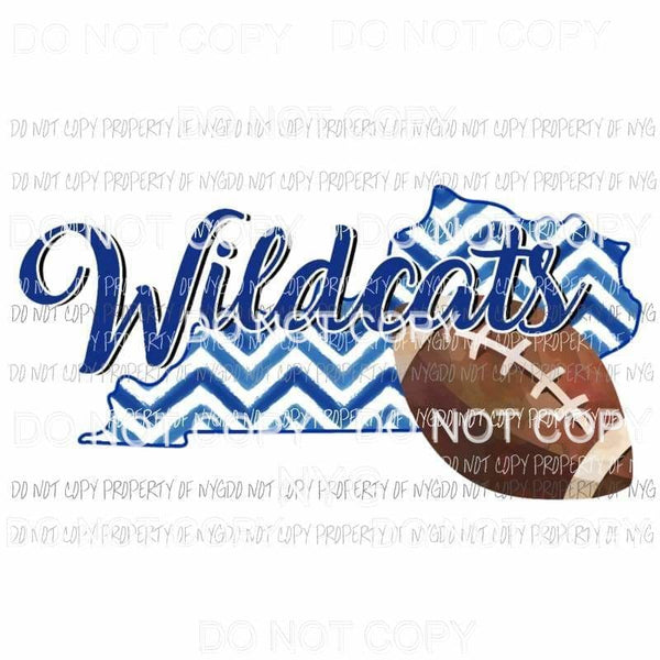 UK Kentucky Wildcats football chevron state Sublimation transfers Heat Transfer