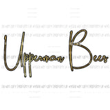 Upperman Bees custom Sublimation transfers Heat Transfer