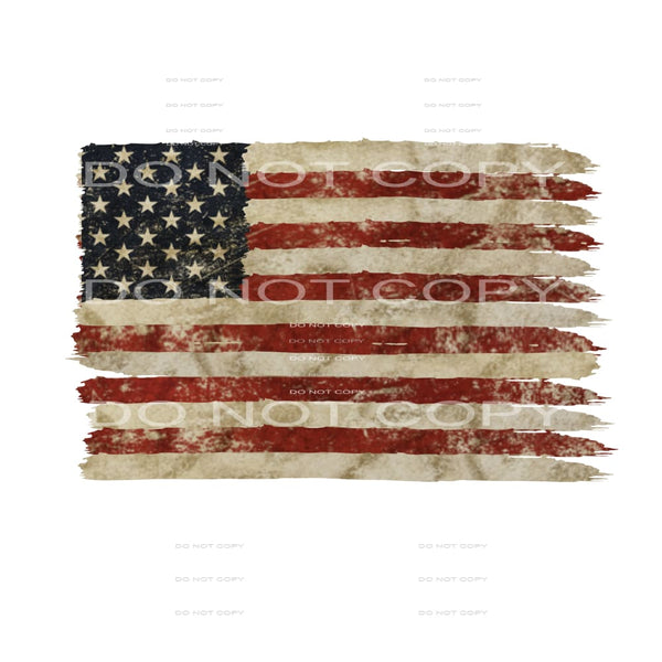 USA flag #4582 Sublimation transfers - Heat Transfer