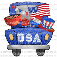 USA Truck # 5 Sublimation transfers Heat Transfer