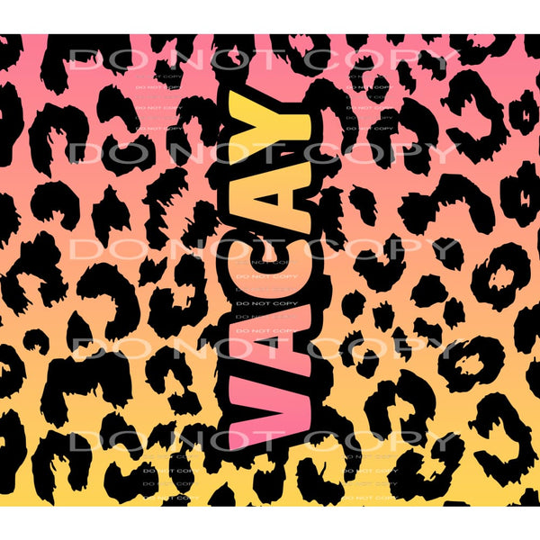 vacay leopard #6660 Sublimation transfers - Heat Transfer