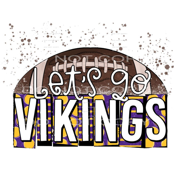 vikings #4206 Sublimation transfers - Heat Transfer