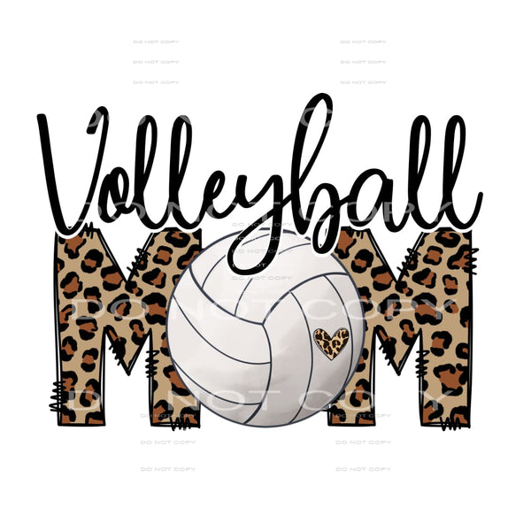 Volleyball Mom #4430 Sublimation transfers - Heat Transfer