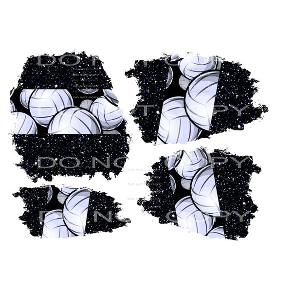 Volleyball Patches Sublimation transfers - Heat Transfer
