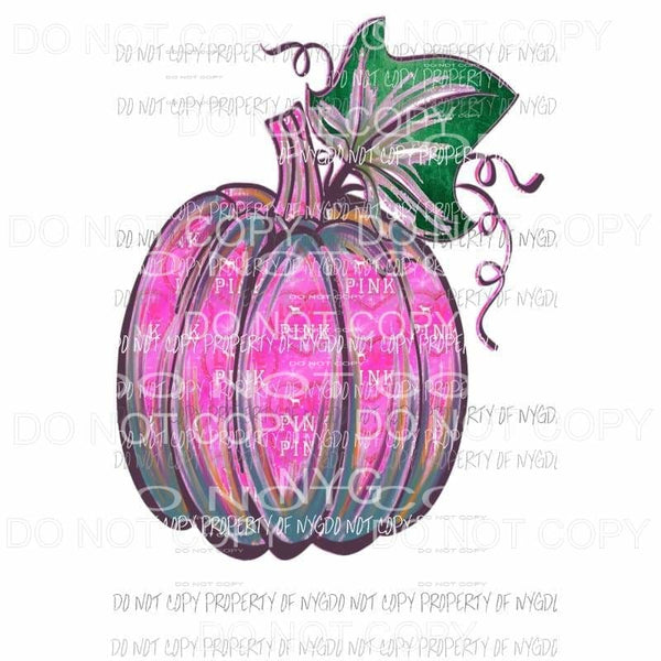 VS pink Pumpkin 2 Victoria Secret Sublimation transfers Heat Transfer