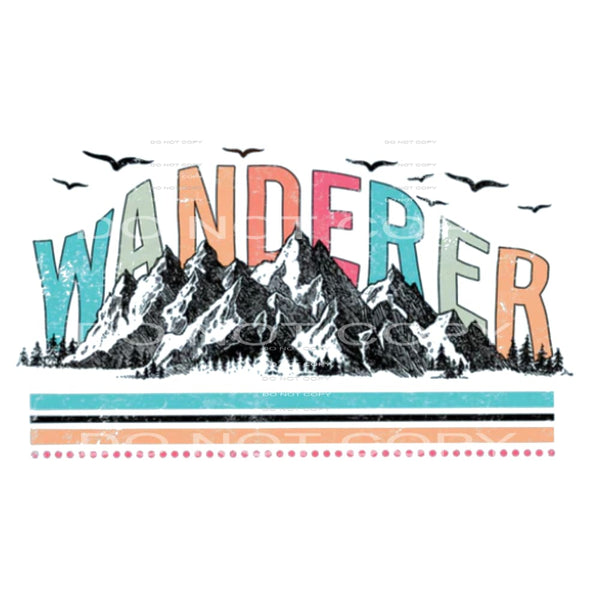 wanderer # 7762 Sublimation transfers - Heat Transfer