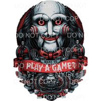 Want To Play A Game Halloween Saw Jigsaw Joshua #2 