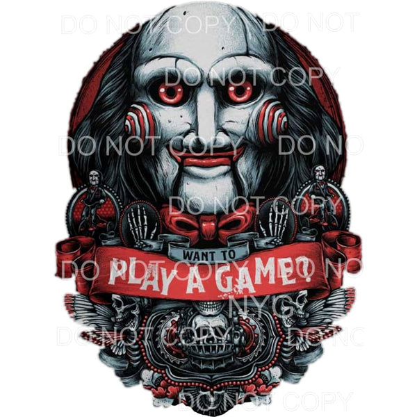 Want To Play A Game Halloween Saw Jigsaw Joshua #2 