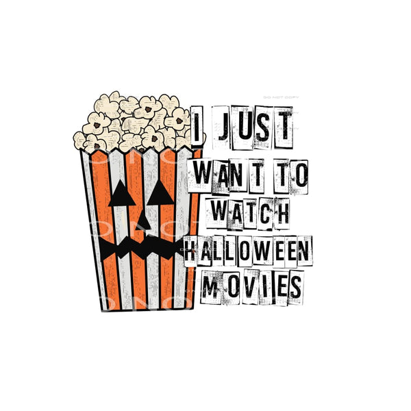 want to watch halloween movies #7333 Sublimation transfers -