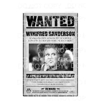 Wanted sanderson sister WINIFRED hocus pocus Sublimation 