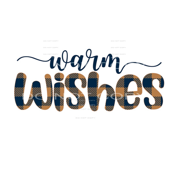 warm wishes #7544 Sublimation transfers - Heat Transfer