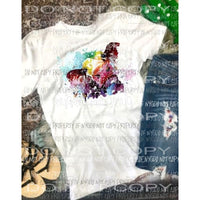 watercolor cow 1 sublimation transfer Heat Transfer