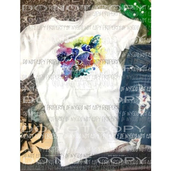 watercolor cow 2 sublimation transfer Heat Transfer