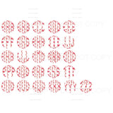 WATERMELON monogram letters put letters in notes please 