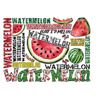 watermelon typography # 99940 Sublimation transfers - Heat 