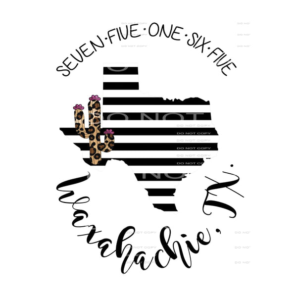 Waxahachie Texas 75165 stripe Sublimation transfers - Heat 