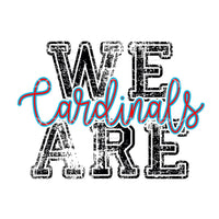 We are cardinals Red Sublimation transfers - Heat Transfer