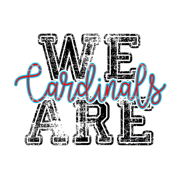 We are cardinals Red Sublimation transfers - Heat Transfer