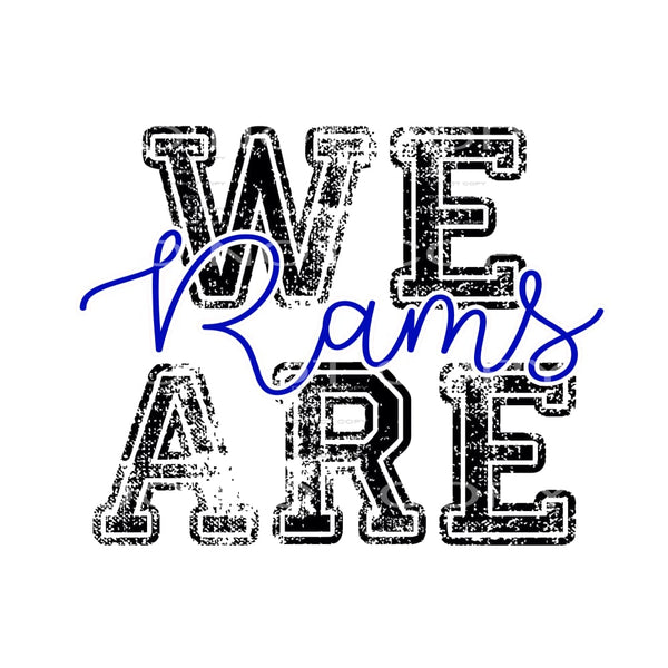 We are Rams Sublimation transfers - Heat Transfer