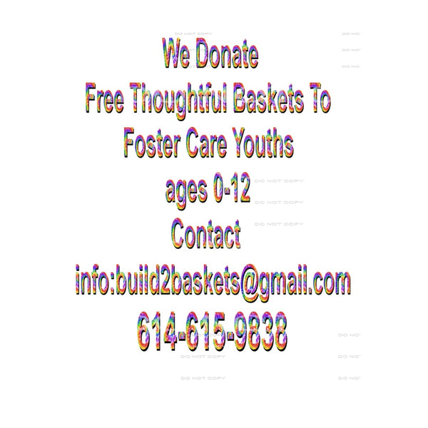 We Donate # 8091 Sublimation transfers - Heat Transfer