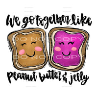 we go together like valentine # 2517 Sublimation transfers -
